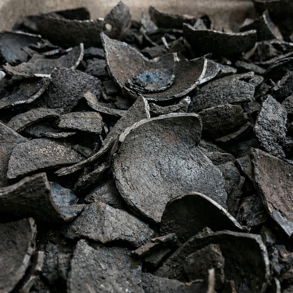 Charcoal cubes